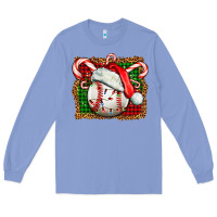 Colony Blue baseball christmas Long Sleeve Tee - FaDigitalArtStudio