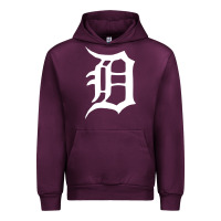 Mauve Wine detroit Urban Hoodie - artisFamous