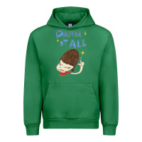 Emerald Damm It All Urban Hoodie - artisFamous