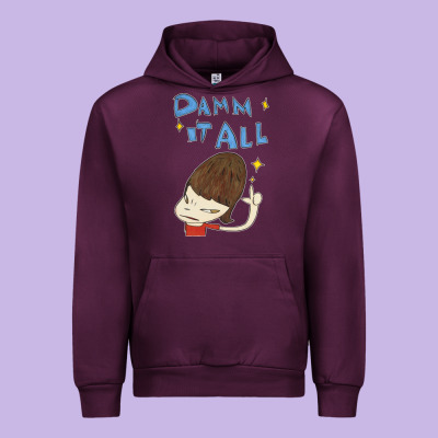 Damm It All Urban Hoodie Designed By Artisfamous