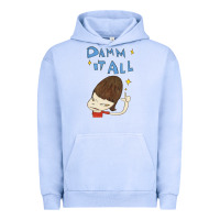 Pigment Grape Ice Damm It All Urban Hoodie - artisFamous
