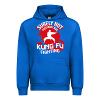 Cobalt surely not everybody was kung fu fighting Urban Hoodie - artisFamous