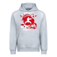 Heather Grey surely not everybody was kung fu fighting Urban Hoodie - artisFamous