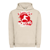 Pigment French Oak surely not everybody was kung fu fighting Urban Hoodie - artisFamous