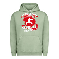 Pigment Oil Green surely not everybody was kung fu fighting Urban Hoodie - artisFamous