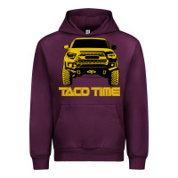 Mauve Wine taco time Urban Hoodie - artisFamous