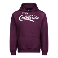 Mauve Wine enjoy california Urban Hoodie - artisFamous