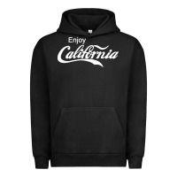 Pigment Black enjoy california Urban Hoodie - artisFamous