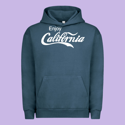 Enjoy California Urban Hoodie Designed By Artisfamous