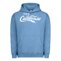 Pigment Pebble Blue enjoy california Urban Hoodie - artisFamous