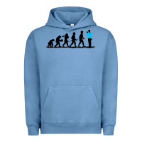 Pigment Pebble Blue evolution spock Urban Hoodie - artisFamous
