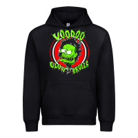 Black voodoo glow skulls Urban Hoodie - artisFamous