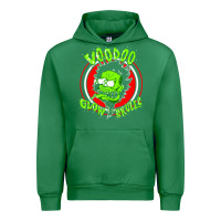 Emerald voodoo glow skulls Urban Hoodie - artisFamous