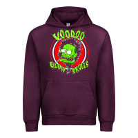 Mauve Wine voodoo glow skulls Urban Hoodie - artisFamous