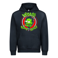 Navy voodoo glow skulls Urban Hoodie - artisFamous