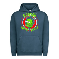 Pigment Midnight Navy voodoo glow skulls Urban Hoodie - artisFamous