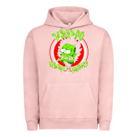 Pigment Salmon voodoo glow skulls Urban Hoodie - artisFamous