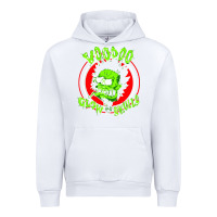 White voodoo glow skulls Urban Hoodie - artisFamous