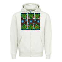 Oatmeal Heather Christmas tree with snow Zipper Hoodie - AdoDesignShop