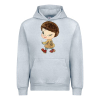 Heather Grey Little Yoshitomo Knives Urban Hoodie - artisFamous
