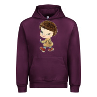 Mauve Wine Little Yoshitomo Knives Urban Hoodie - artisFamous