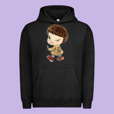Little Yoshitomo Knives Urban Hoodie Designed By Artisfamous