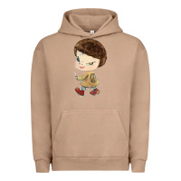 Pigment Burro Little Yoshitomo Knives Urban Hoodie - artisFamous