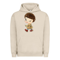 Pigment French Oak Little Yoshitomo Knives Urban Hoodie - artisFamous