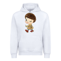 White Little Yoshitomo Knives Urban Hoodie - artisFamous