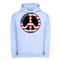 Pigment Grape Ice United states peace symbol Urban Hoodie - artisFamous