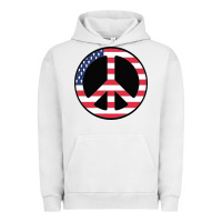 Pigment Lunar Rock United states peace symbol Urban Hoodie - artisFamous