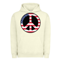 Pigment Pistachio United states peace symbol Urban Hoodie - artisFamous