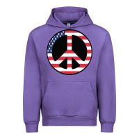 Tulip United states peace symbol Urban Hoodie - artisFamous