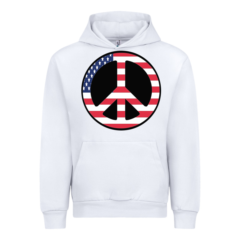 United States Peace Symbol Urban Hoodie by artisFamous | Teevron