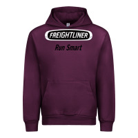 Mauve Wine freightliner run smart Urban Hoodie - artisFamous