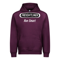 Mauve Wine freightliner run smart Urban Hoodie - artisFamous