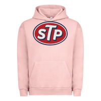Pigment Salmon stp motor oil distressed Urban Hoodie - artisFamous