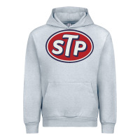 Heather Grey stp motor oil distressed Urban Hoodie - artisFamous
