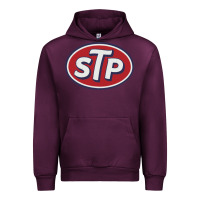 Mauve Wine stp motor oil distressed Urban Hoodie - artisFamous