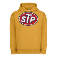 Pigment Peanut Butter stp motor oil distressed Urban Hoodie - artisFamous