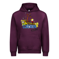 Mauve Wine calvin hobbes Urban Hoodie - artisFamous