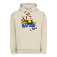 Pigment French Oak calvin hobbes Urban Hoodie - artisFamous