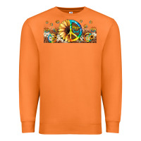 Carrot hippie soul leopard sunflower Premium Sweatshirt - JahusDesignShop