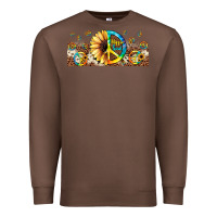 Chestnut hippie soul leopard sunflower Premium Sweatshirt - JahusDesignShop