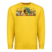 Lemon hippie soul leopard sunflower Premium Sweatshirt - JahusDesignShop