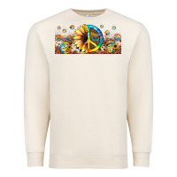 Sandshell hippie soul leopard sunflower Premium Sweatshirt - JahusDesignShop