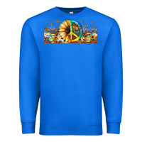 True Royal hippie soul leopard sunflower Premium Sweatshirt - JahusDesignShop