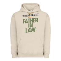 Pigment French Oak World's Greatest Father-In-Law - Dad and Grandpa Urban Hoodie - artisFamous