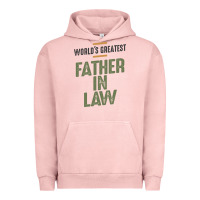Pigment Salmon World's Greatest Father-In-Law - Dad and Grandpa Urban Hoodie - artisFamous