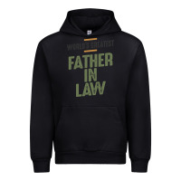 Black World's Greatest Father-In-Law - Dad and Grandpa Urban Hoodie - artisFamous